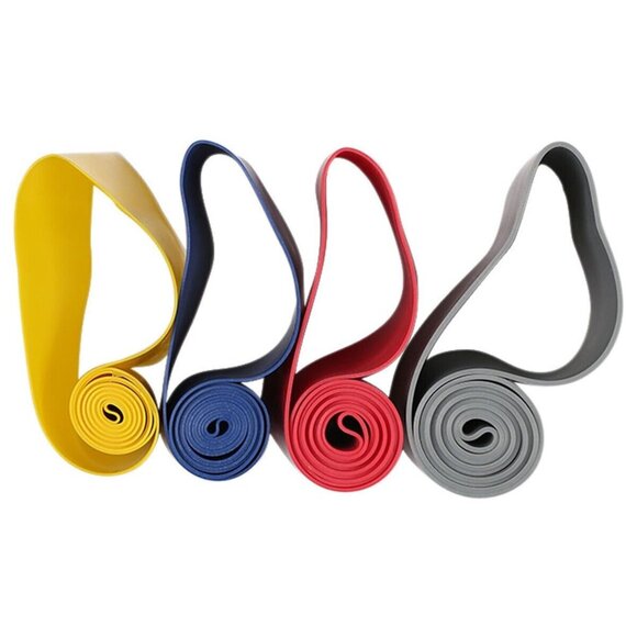 4pcs Rubber Fitness Training Strength Resistance Band Exercise Yoga Bands Loops - Picture 5 of 6